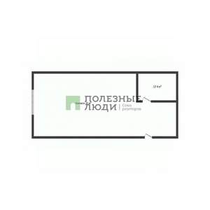 Студия квартира, вторичка, 31м2, 6/6 этаж