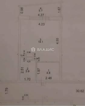 Студия квартира, вторичка, 25м2, 9/14 этаж