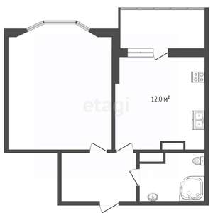 1-к квартира, вторичка, 41м2, 3/17 этаж