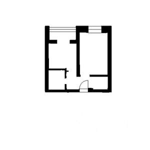 1-к квартира, вторичка, 38м2, 3/3 этаж