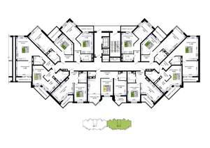 1-к квартира, вторичка, 54м2, 5/12 этаж