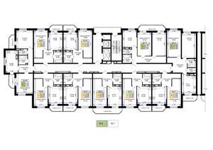 1-к квартира, вторичка, 45м2, 6/19 этаж