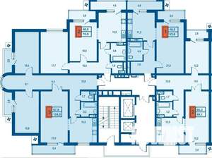 1-к квартира, вторичка, 50м2, 16/23 этаж