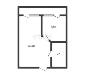 1-к квартира, вторичка, 33м2, 10/17 этаж