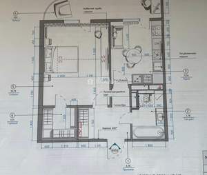 1-к квартира, вторичка, 46м2, 12/24 этаж