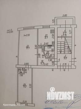 2-к квартира, вторичка, 42м2, 1/5 этаж