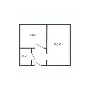 1-к квартира, вторичка, 33м2, 3/4 этаж