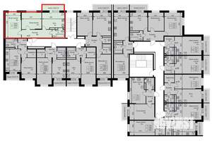 2-к квартира, строящийся дом, 61м2, 3/3 этаж