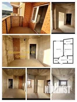 1-к квартира, вторичка, 48м2, 10/16 этаж