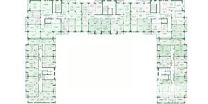 1-к квартира, сданный дом, 39м2, 2/7 этаж