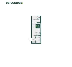 Студия квартира, вторичка, 23м2, 6/18 этаж
