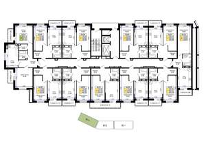 1-к квартира, вторичка, 45м2, 7/15 этаж