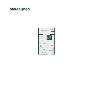 Студия квартира, вторичка, 27м2, 2/18 этаж