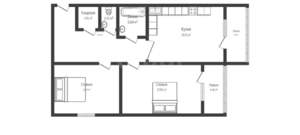 2-к квартира, вторичка, 58м2, 5/17 этаж