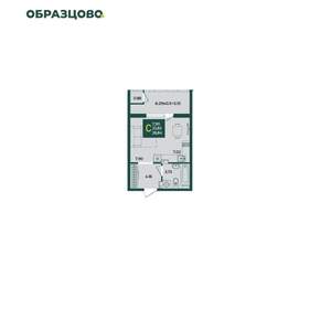 Студия квартира, вторичка, 27м2, 5/18 этаж