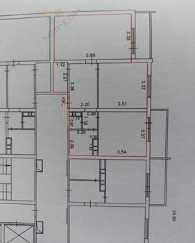 2-к квартира, вторичка, 59м2, 2/16 этаж