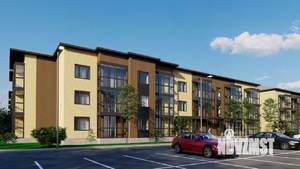 2-к квартира, строящийся дом, 61м2, 2/3 этаж