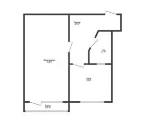 1-к квартира, вторичка, 29м2, 3/5 этаж