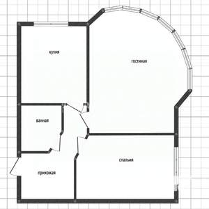 2-к квартира, вторичка, 58м2, 7/7 этаж