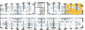 2-к квартира, вторичка, 50м2, 9/12 этаж
