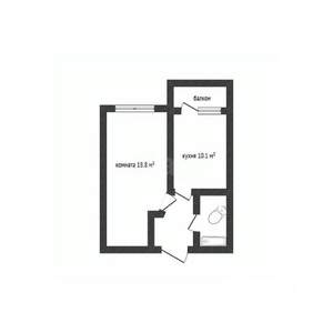 1-к квартира, вторичка, 34м2, 9/16 этаж