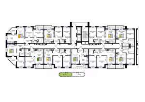 2-к квартира, вторичка, 64м2, 9/16 этаж