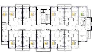 1-к квартира, строящийся дом, 47м2, 7/15 этаж