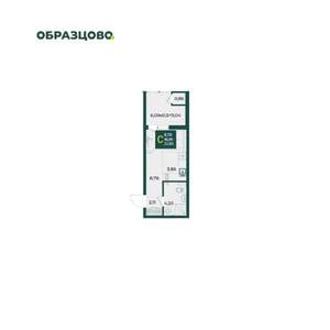 Студия квартира, вторичка, 23м2, 2/18 этаж