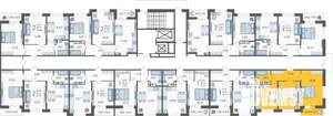 2-к квартира, вторичка, 52м2, 12/12 этаж