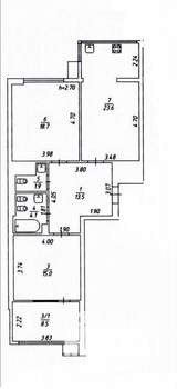 2-к квартира, вторичка, 86м2, 13/25 этаж