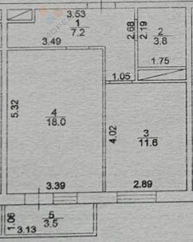 1-к квартира, вторичка, 41м2, 18/18 этаж