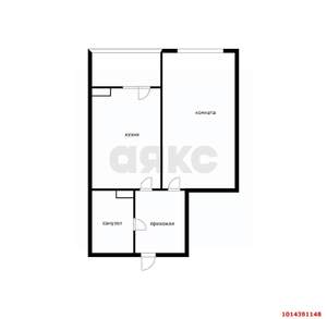 1-к квартира, вторичка, 39м2, 9/20 этаж