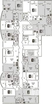 2-к квартира, строящийся дом, 60м2, 4/16 этаж
