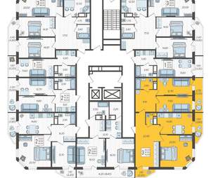 3-к квартира, вторичка, 103м2, 14/16 этаж