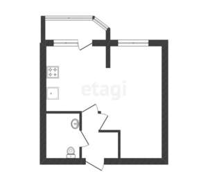 1-к квартира, вторичка, 36м2, 22/25 этаж