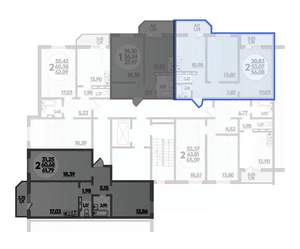 2-к квартира, вторичка, 56м2, 6/8 этаж