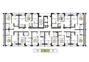 1-к квартира, вторичка, 41м2, 10/16 этаж