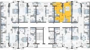 1-к квартира, вторичка, 40м2, 21/21 этаж