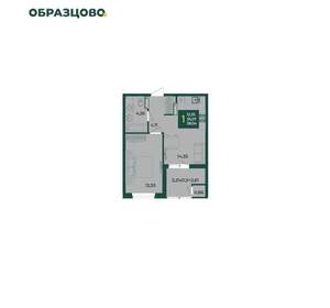 1-к квартира, вторичка, 39м2, 9/18 этаж