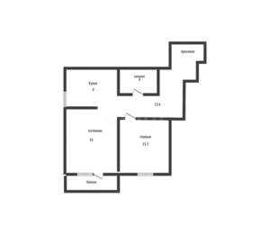 2-к квартира, вторичка, 55м2, 23/26 этаж
