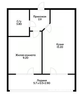 1-к квартира, вторичка, 32м2, 15/24 этаж