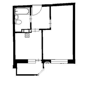 1-к квартира, вторичка, 37м2, 7/13 этаж