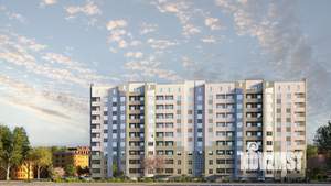 1-к квартира, вторичка, 43м2, 6/9 этаж