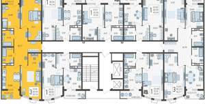 3-к квартира, вторичка, 93м2, 3/21 этаж