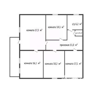 4-к квартира, вторичка, 101м2, 2/5 этаж