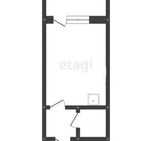 Студия квартира, вторичка, 21м2, 2/24 этаж