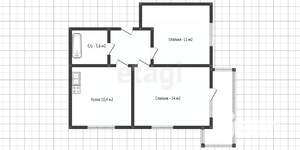 2-к квартира, вторичка, 45м2, 6/23 этаж