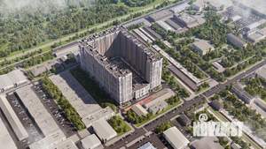 1-к квартира, строящийся дом, 47м2, 22/23 этаж