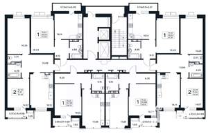 2-к квартира, вторичка, 74м2, 6/12 этаж