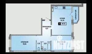 2-к квартира, вторичка, 67м2, 9/20 этаж